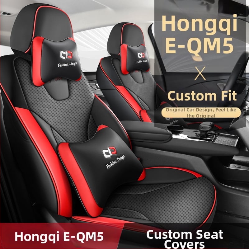 Pokrov sedadla auta z perforovanej kože, Xinmengde, pre Red Flag EQM5, trieda S