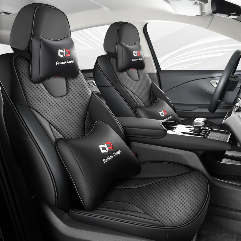 Pokrov sedadla auta z perforovanej kože, Xinmengde, pre Red Flag EQM5, trieda S