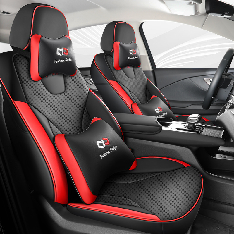 Pokrov sedadla auta z perforovanej kože, Xinmengde, pre Red Flag EQM5, trieda S