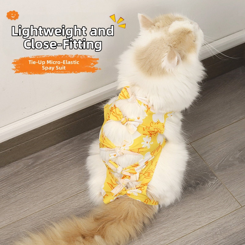 Hartley universāls poliesteru apģērbs kaķiem pēc sterilizācijas (pēcoperācijas, brīvs stils)