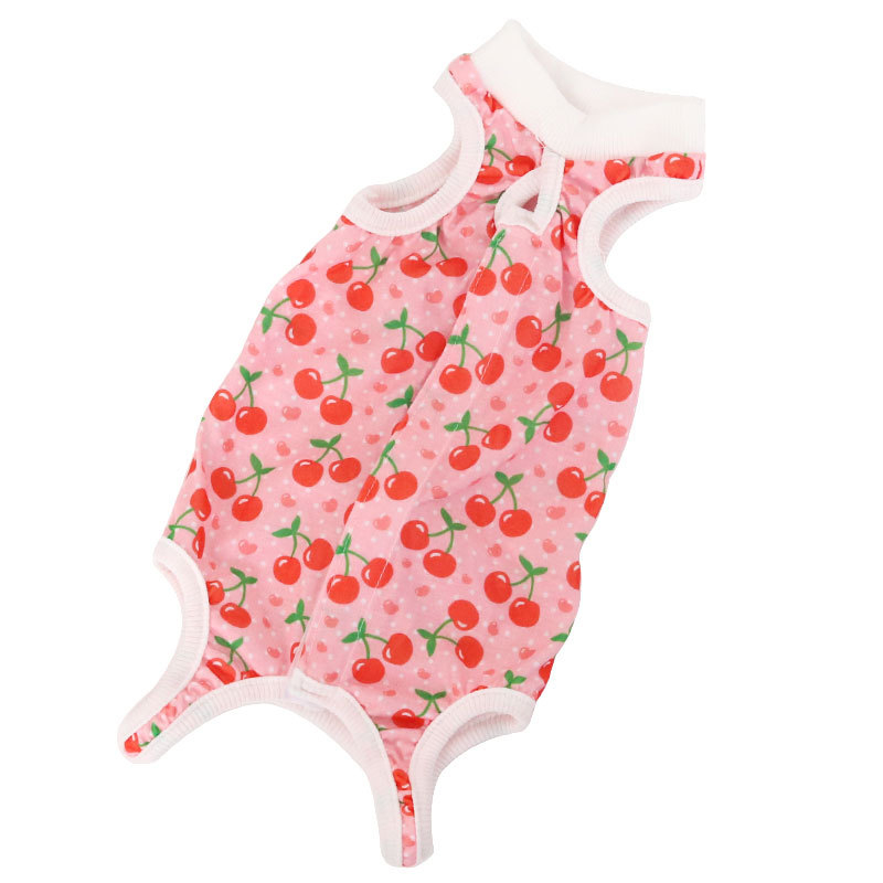 Hartley unisex polyesterové oblečenie pre mačky po sterilizácii (pooperačné, voľný štýl)