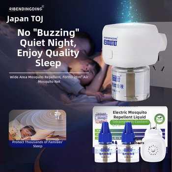 Plug-in tekutý repelent proti komárom – bez arómy, 2+1 alebo 4+1 kombinácia, registrácia pesticídu WP20150150, mierne toxický