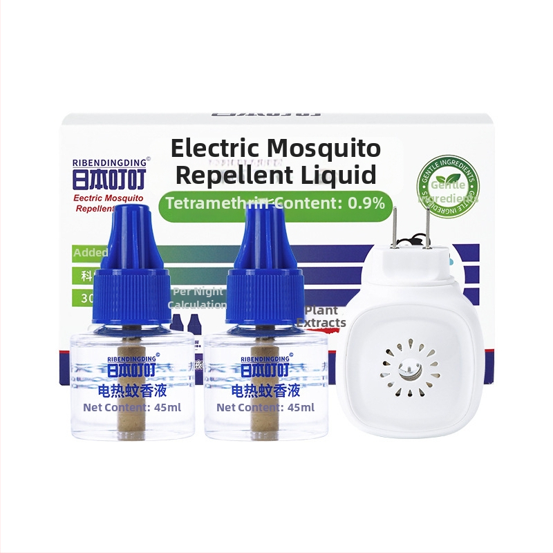 Plug-in tekutý repelent proti komárom – bez arómy, 2+1 alebo 4+1 kombinácia, registrácia pesticídu WP20150150, mierne toxický