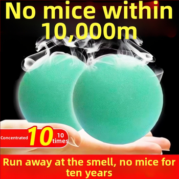 Pevné guľôčky proti myšiam – rodenticid pre vnútorné aj vonkajšie použitie, 16 g, balenie 5 alebo 10 kusov, model 233