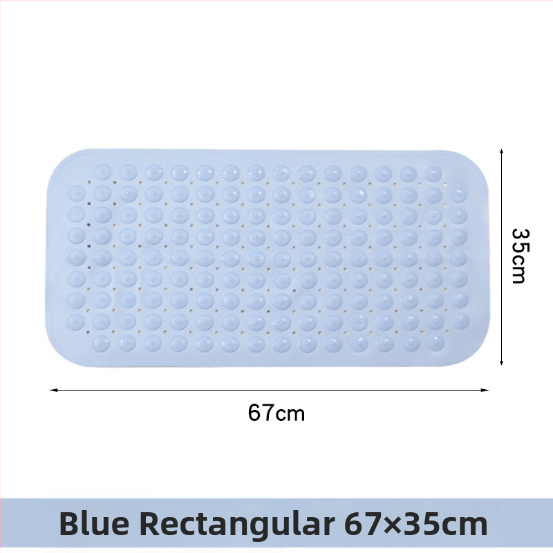 Protiskluzová podložka do kúpeľne, PVC, štvorcový tvar, kúpeľňa, moderný minimalistický štýl, umývateľná