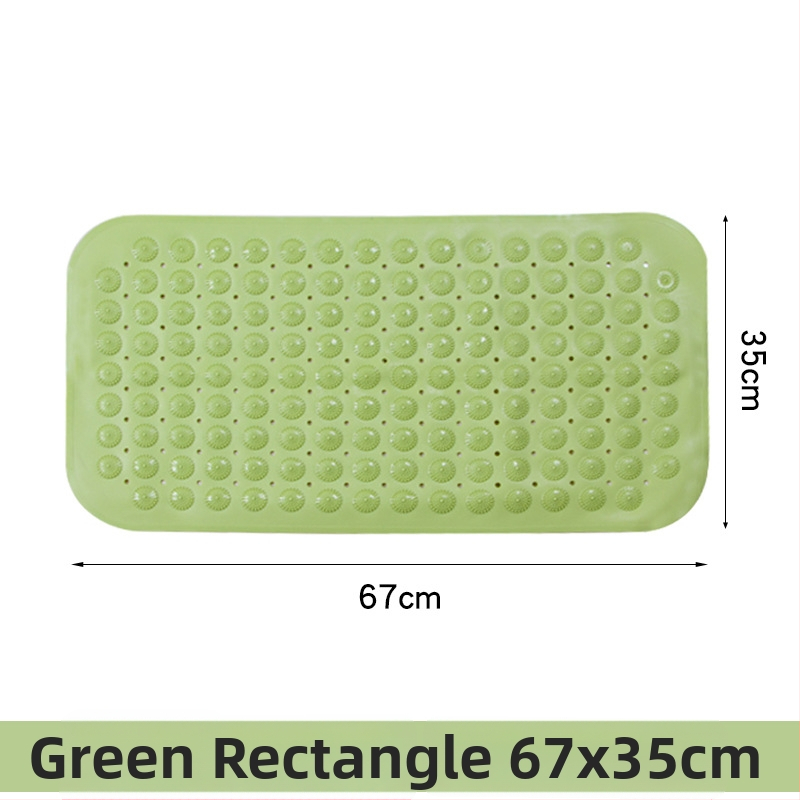 Protiskluzová podložka do kúpeľne, PVC, štvorcový tvar, kúpeľňa, moderný minimalistický štýl, umývateľná