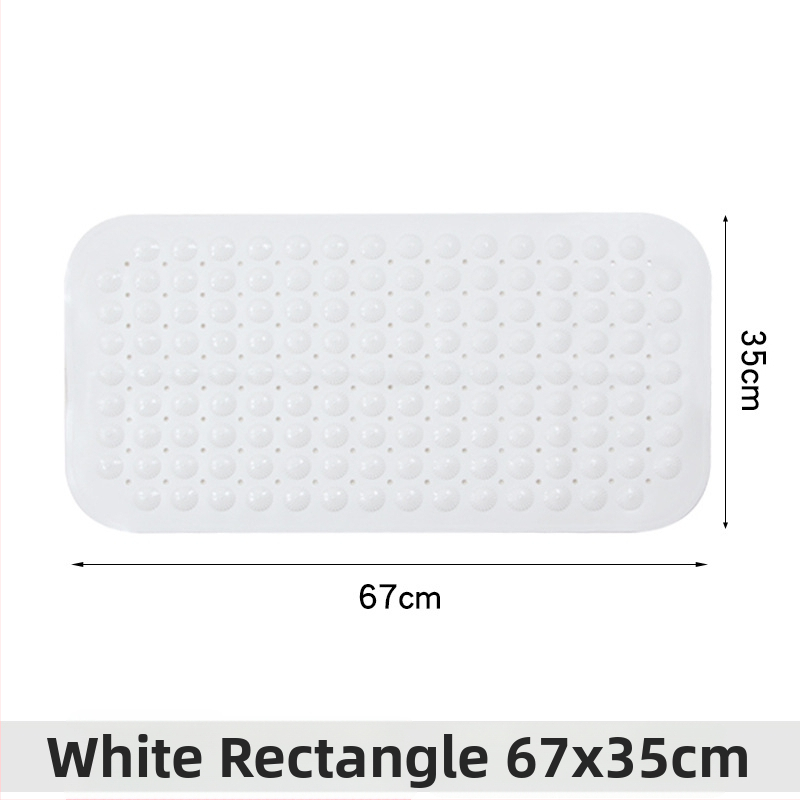 Protiskluzová podložka do kúpeľne, PVC, štvorcový tvar, kúpeľňa, moderný minimalistický štýl, umývateľná