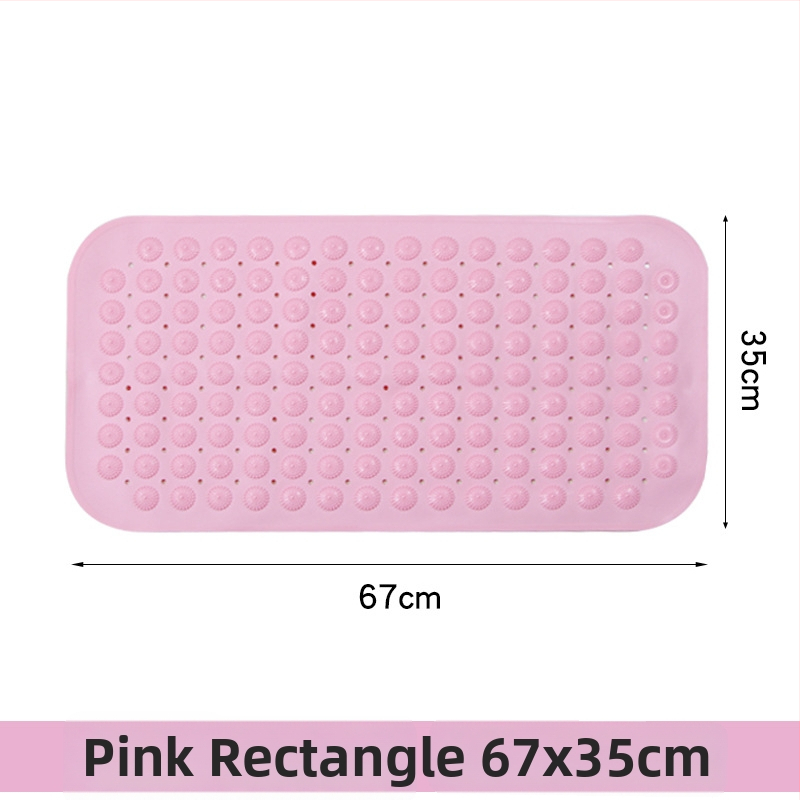 Protiskluzová podložka do kúpeľne, PVC, štvorcový tvar, kúpeľňa, moderný minimalistický štýl, umývateľná