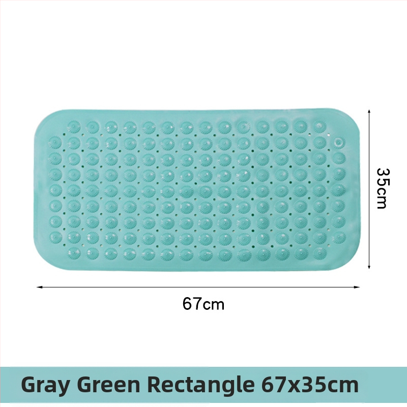 Protiskluzová podložka do kúpeľne, PVC, štvorcový tvar, kúpeľňa, moderný minimalistický štýl, umývateľná