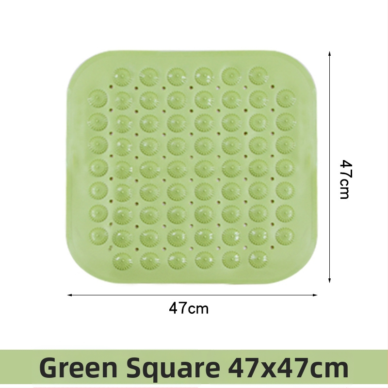 Protiskluzová podložka do kúpeľne, PVC, štvorcový tvar, kúpeľňa, moderný minimalistický štýl, umývateľná