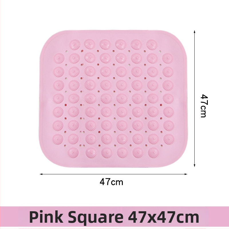 Protiskluzová podložka do kúpeľne, PVC, štvorcový tvar, kúpeľňa, moderný minimalistický štýl, umývateľná