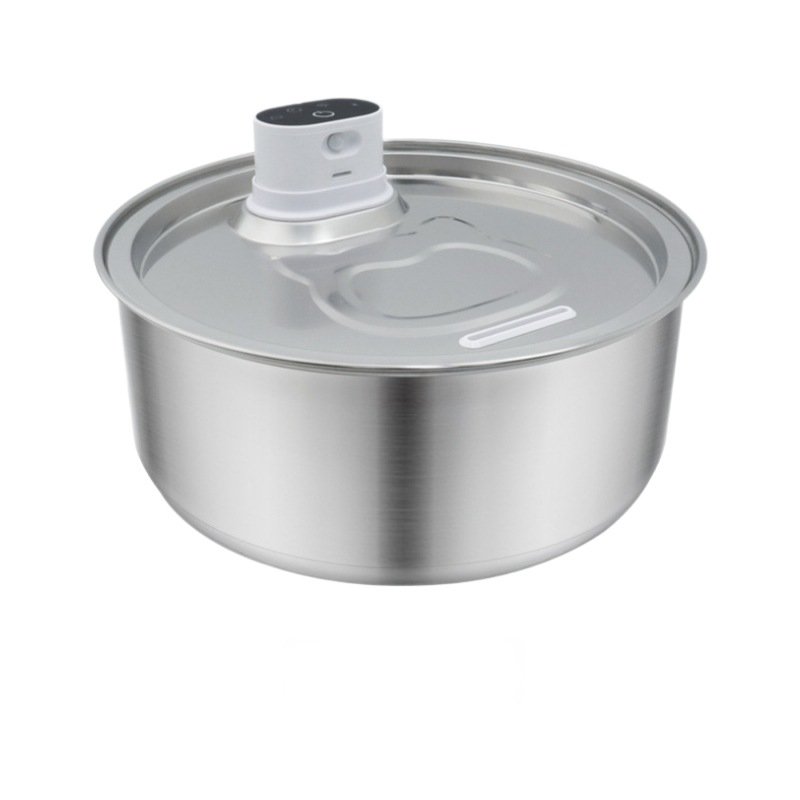 Chytrá fontána na vodu pre domáce zvieratá – nerezová oceľ, automatický senzor, odnímateľná, pre psy a mačky – model 801