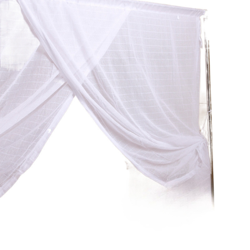 Sieť proti komárom na posteli, s jednými dverami, z nehrdzavejúcej ocele, nosná rúra z nehrdzavejúcej ocele, montáž potrebná