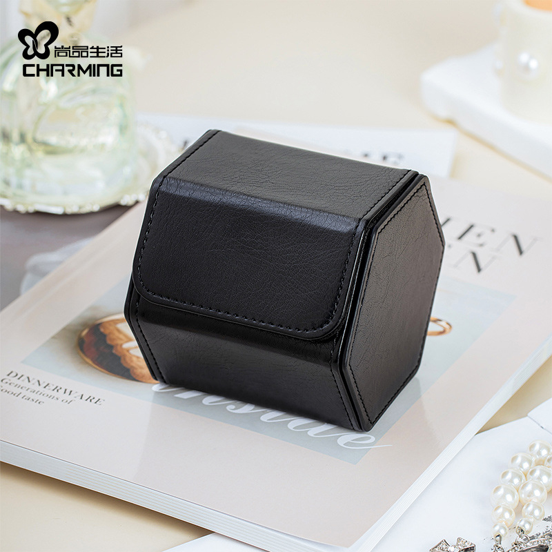 Odinė laikrodžių dėžutė, unisex, Europos ir Amerikos stilius, nešiojama kelionėms, CASEGRACE/Kasege, modeliai sp01369/sp01370