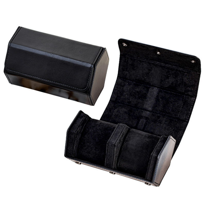 Odinė laikrodžių dėžutė, unisex, Europos ir Amerikos stilius, nešiojama kelionėms, CASEGRACE/Kasege, modeliai sp01369/sp01370