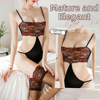 Dámske body s čipkou, priehľadné, polyester 80-90%