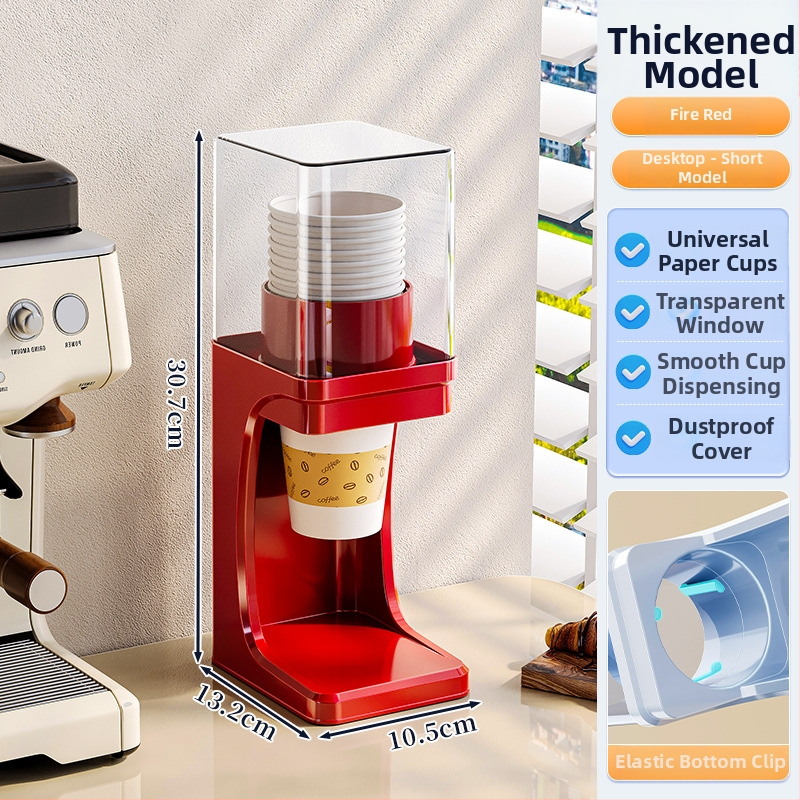 Jednorazový organizér na poháre, nástenný bez vŕtania, plastový držiak na poháre, 1 vrstva, do obývačky