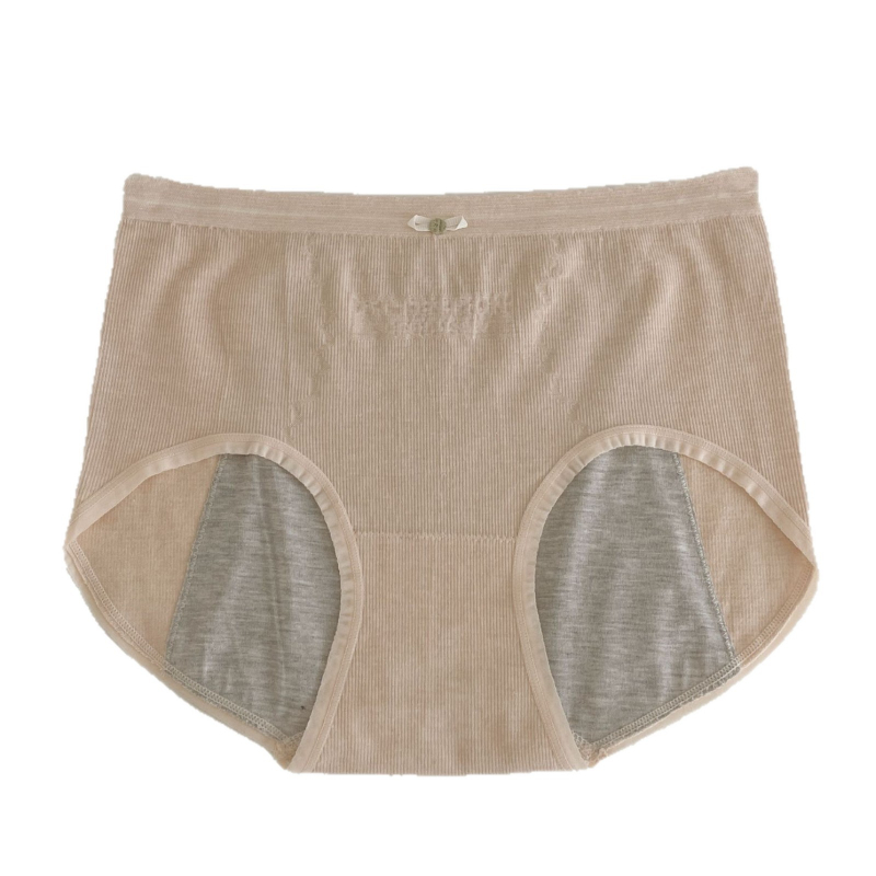 SANWYMEN bezšvové menštruačné nohavičky pre ženy, stredný pás, priedušné; hlavný materiál 85% regenerovanej celulózovej vlákniny, klínová výstelka 95% regenerovanej celulózovej vlakniny; jednofarebné, fyziologické nohavičky; kód K3669
