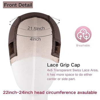 Yunjin čipkovaná sametová čelenka na paruku pre fixáciu, 23 g