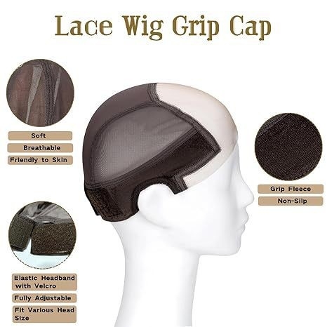 Yunjin čipkovaná sametová čelenka na paruku pre fixáciu, 23 g