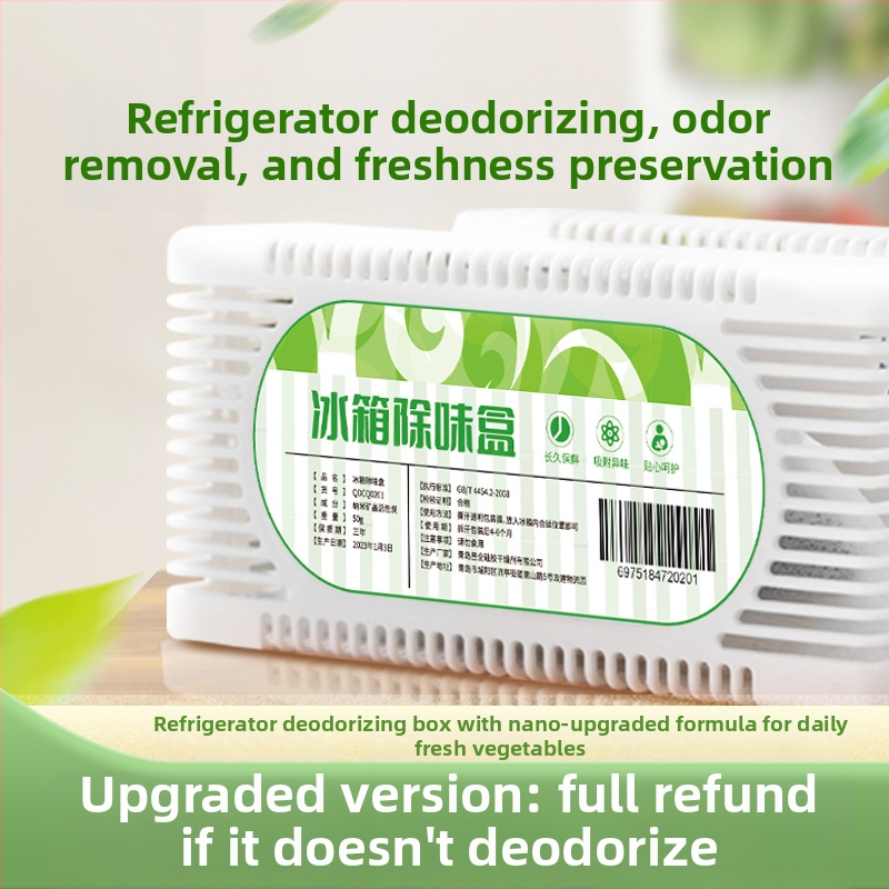 Külmkapi deodorant nano-mineraalkristallidega, lõhnatu, 50 g, pakendis 150 tk