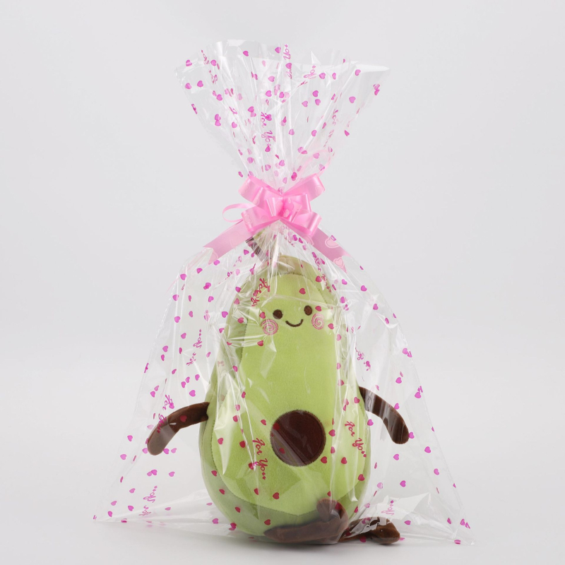 OPP darčeková taška pre plyšové hračky, priehľadný potlačený obal, viaceré modely