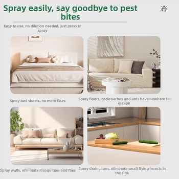 Iekštelpu insekticīda aerosols pret cockroaches, fleas un ants – mājsaimniecības kaitēkļu kontrole, aerosola forma