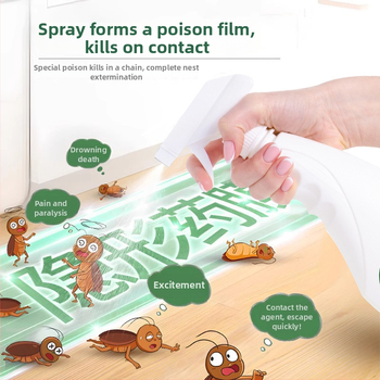 Iekštelpu insekticīda aerosols pret cockroaches, fleas un ants – mājsaimniecības kaitēkļu kontrole, aerosola forma