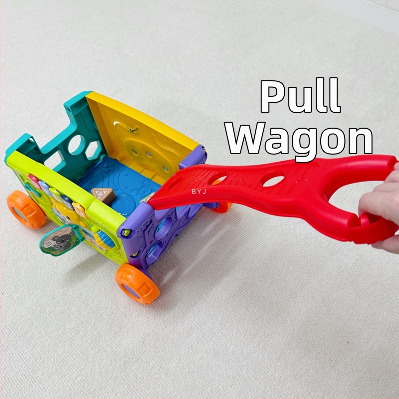 Beiyingjia daugiafunkcinis vaikiškas stumiamas automobilis su garsu ir šviesa – saugykla, regos ir kognityvinis vystymasis, ankstyvas ugdymas (0–3 metų)