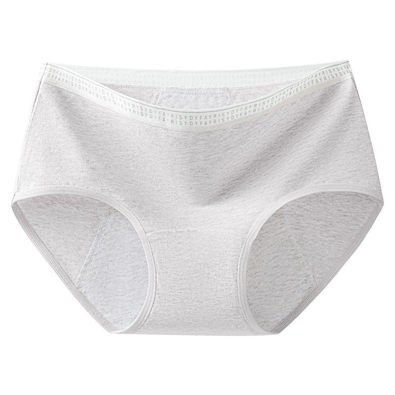 Ženské nohavičky na obdobie z bavlny, antibakteriálne, stredná výška pásu, predĺžený rozkrok, proti úniku po stranách, priedušné