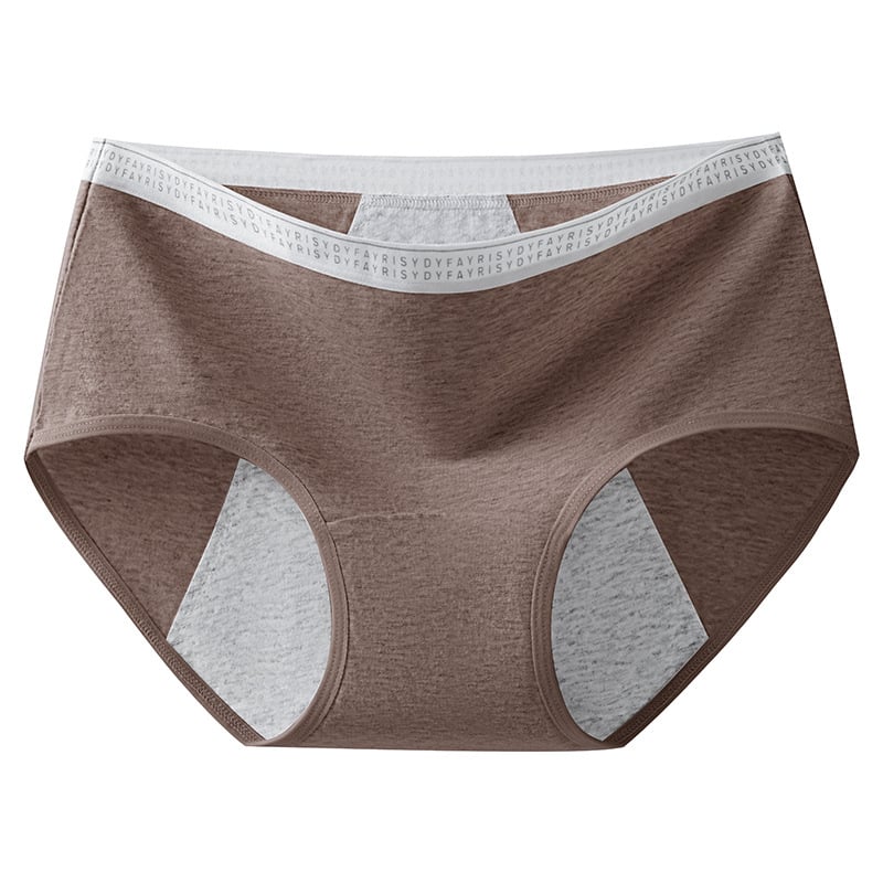 Ženské nohavičky na obdobie z bavlny, antibakteriálne, stredná výška pásu, predĺžený rozkrok, proti úniku po stranách, priedušné