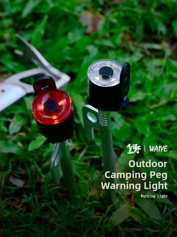 Crooked Wild LED zadné svetlo pre bicykel s hliníkovým puzdrom – varovné svetlo na nočné jazdy, vhodné pre horské bicykle