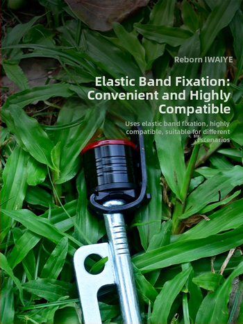 Crooked Wild LED zadné svetlo pre bicykel s hliníkovým puzdrom – varovné svetlo na nočné jazdy, vhodné pre horské bicykle