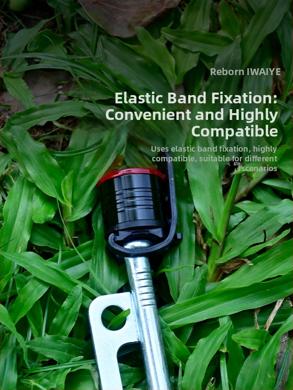 Crooked Wild LED zadné svetlo pre bicykel s hliníkovým puzdrom – varovné svetlo na nočné jazdy, vhodné pre horské bicykle