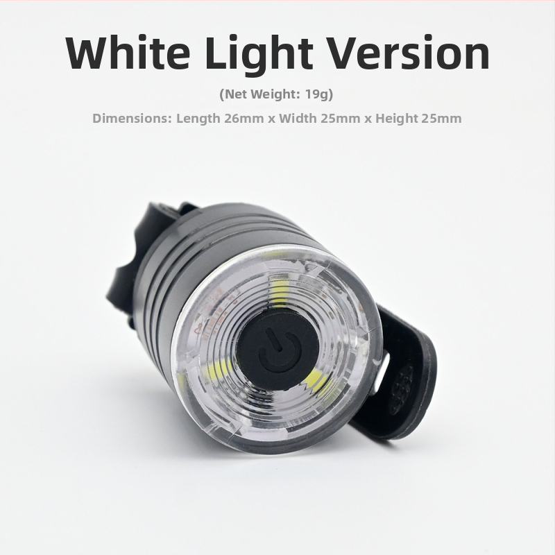 Crooked Wild LED zadné svetlo pre bicykel s hliníkovým puzdrom – varovné svetlo na nočné jazdy, vhodné pre horské bicykle