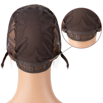 Čipkovaná pokrývka na parochňu s T-tvarovaným sieťovým krytom, nastaviteľná spona, elastické nastavenie veľkosti, príslušenstvo k parochni, čistý obsah 12