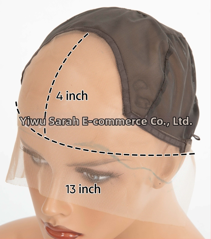 Čipkovaná pokrývka na parochňu s T-tvarovaným sieťovým krytom, nastaviteľná spona, elastické nastavenie veľkosti, príslušenstvo k parochni, čistý obsah 12