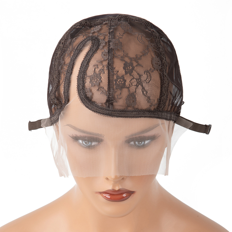 Čipkovaná pokrývka na parochňu s T-tvarovaným sieťovým krytom, nastaviteľná spona, elastické nastavenie veľkosti, príslušenstvo k parochni, čistý obsah 12