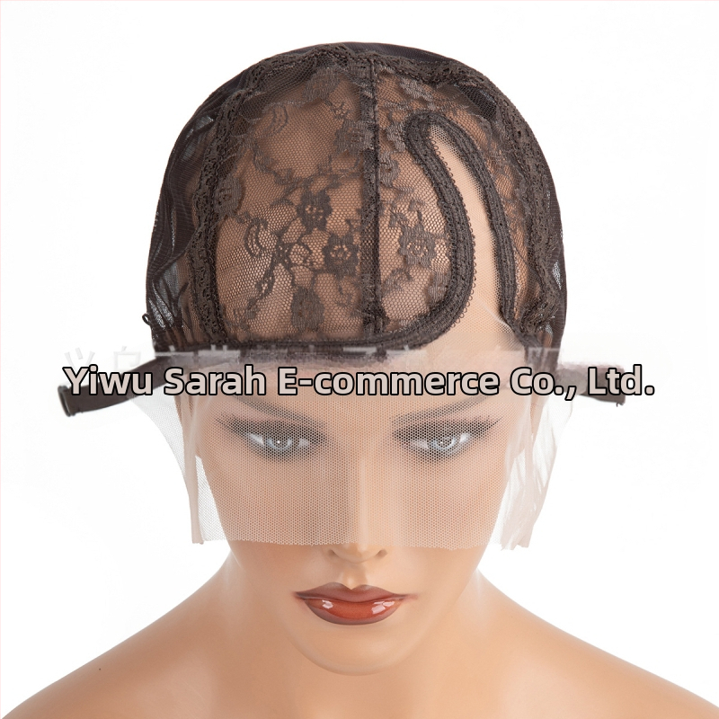 Čipkovaná pokrývka na parochňu s T-tvarovaným sieťovým krytom, nastaviteľná spona, elastické nastavenie veľkosti, príslušenstvo k parochni, čistý obsah 12