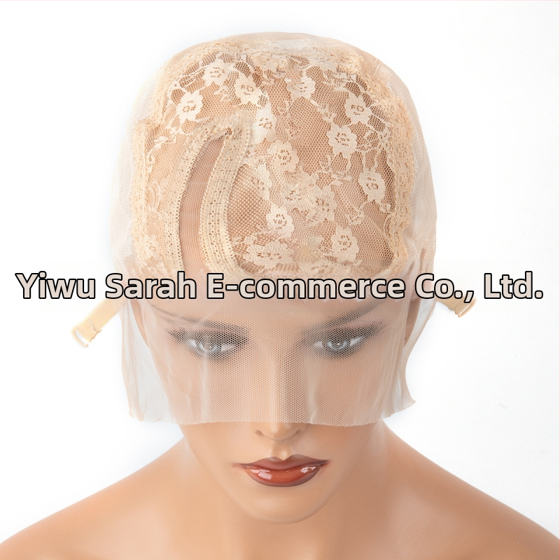 Čipkovaná pokrývka na parochňu s T-tvarovaným sieťovým krytom, nastaviteľná spona, elastické nastavenie veľkosti, príslušenstvo k parochni, čistý obsah 12