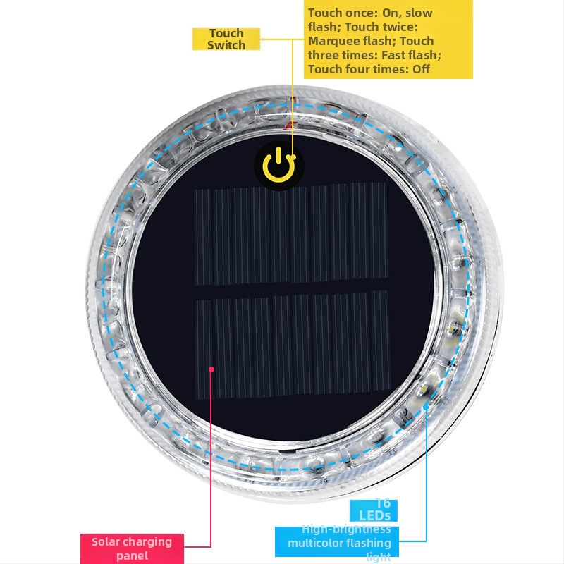 LED zadné svetlo nákladného auta so solárnym blikaním, anti-tailgating, silné magnetické uchytenie, 12-24V