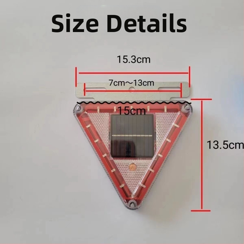 LED zadné svetlo nákladného auta so solárnym blikaním, anti-tailgating, silné magnetické uchytenie, 12-24V