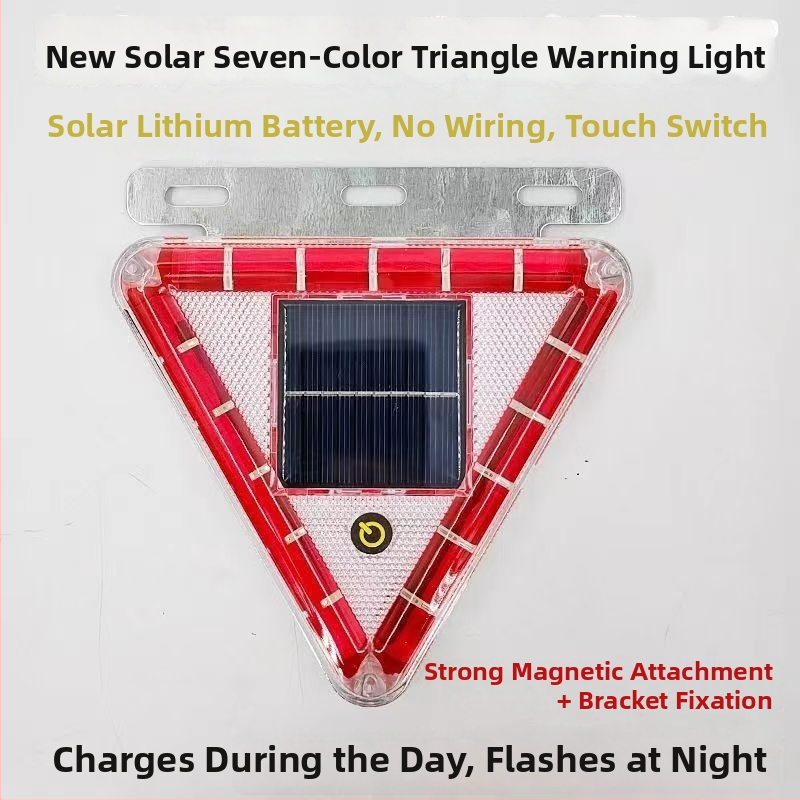LED zadné svetlo nákladného auta so solárnym blikaním, anti-tailgating, silné magnetické uchytenie, 12-24V
