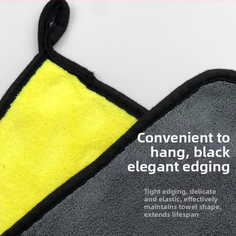 Viacúčelová utierka z coral fleece na umývanie auta, 40 g, česaná priadza, obšité okraje, možnosť potlače loga