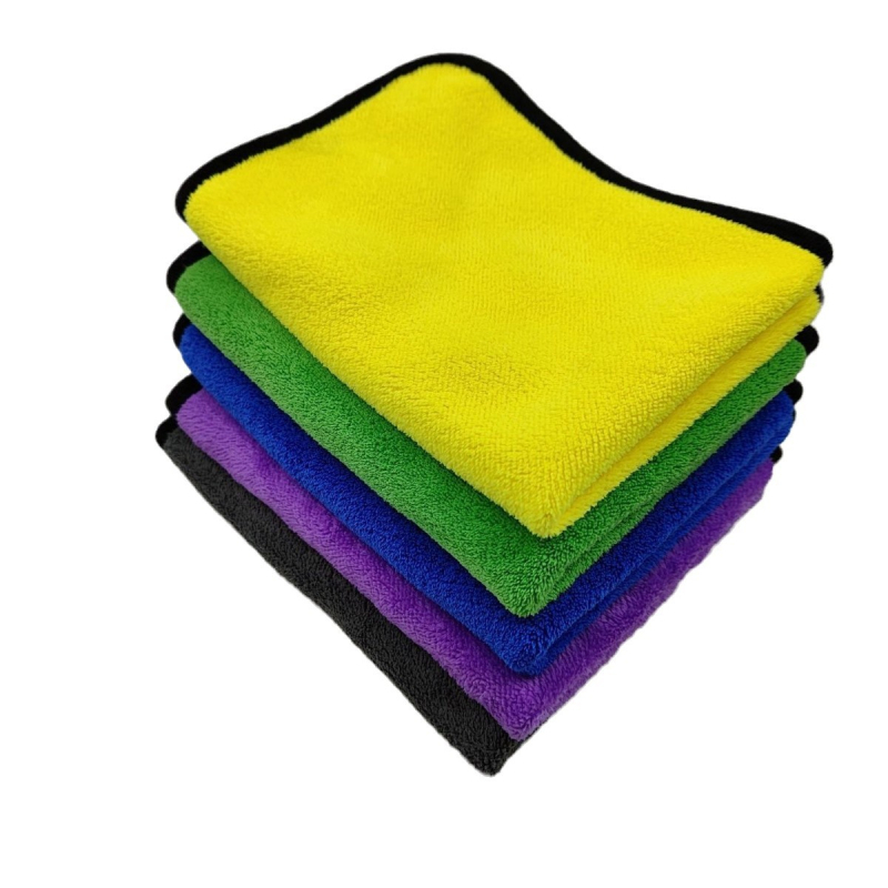 Viacúčelová utierka z coral fleece na umývanie auta, 40 g, česaná priadza, obšité okraje, možnosť potlače loga