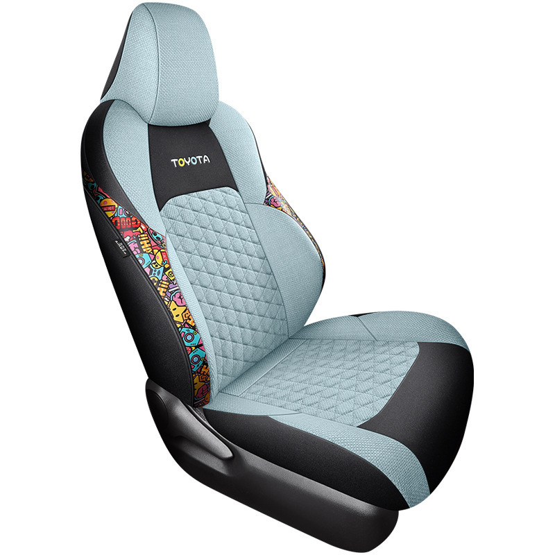 Plný poťah na sedadlo pre Toyota Lei Ling (2019–2022), štyri ročné obdobia, priedušná konopná tkanina, Xinmengde