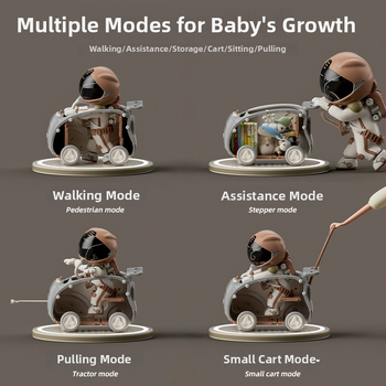 Chodítko pre batoľatá s anti-O nohami a proti prevráteniu (Značka: Natu; Materiál: Plast; Vek: 0–3 rokov)