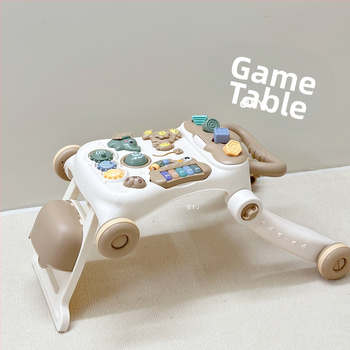 Detské chodítko s proti prevráteniu pre deti 0–3 rokov — plastová vzdelávacia hračka podporujúca koordináciu ruky a oka a interakciu rodič-dieťa