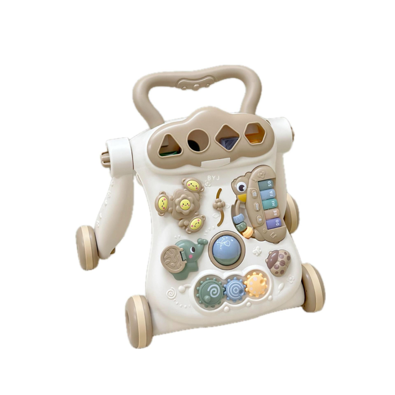 Detské chodítko s proti prevráteniu pre deti 0–3 rokov — plastová vzdelávacia hračka podporujúca koordináciu ruky a oka a interakciu rodič-dieťa