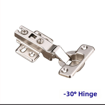 Záves dvierok skrine so špeciálnym uhlom, model LRH30/45/90, studenorezovaná oceľ, lesklá niklová povrchová úprava, Longrun